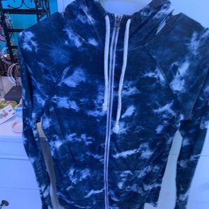 Tie-Dye blue hoodie